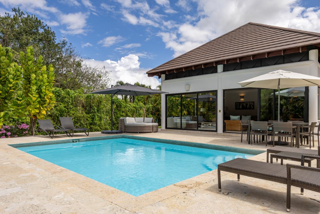 Example Garden Villa with a private pool and outdoor terrace