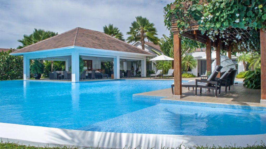 Example Premium Villa exterior and pool terrace